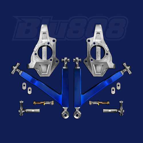 Blu808 - Pontiac G8 / Holden VE / Chevy SS (Full Billet Adjustable Ackermann Angle Kit)