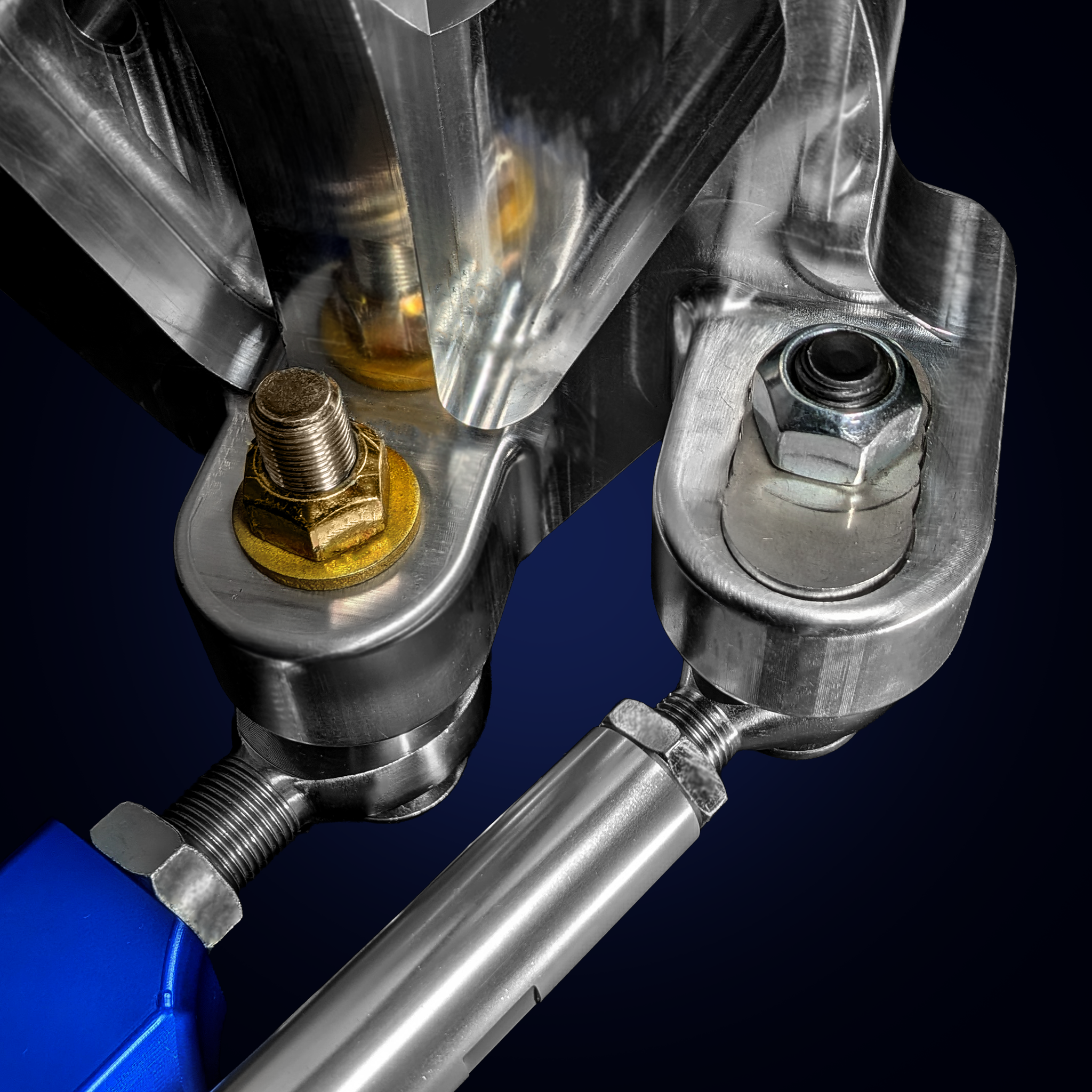Blu808 - Pontiac G8 / Holden VE / Chevy SS (Full Billet Adjustable Ackermann Angle Kit)